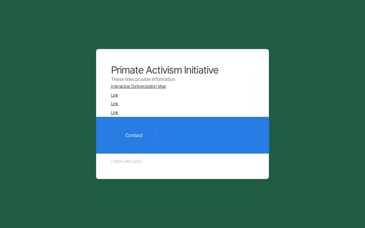 Carrd profile picture for @primate